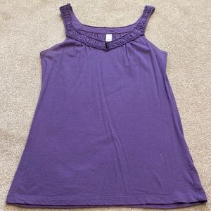 Merona womens purple tank top, size XS